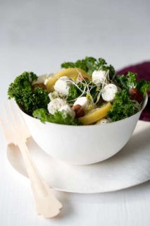 salade-de-kale salade-de-kale - Salade de chou kale aux billes de fromage