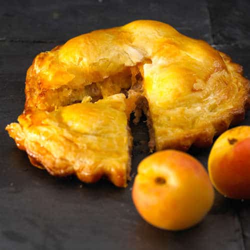 feuillette-rillette-oie-abricot - Feuilleté de rillettes d'oie aux abricots