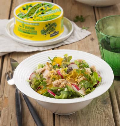 Salade-de-thon - Salade aux miettes de Thon Le Savoureux Connétable