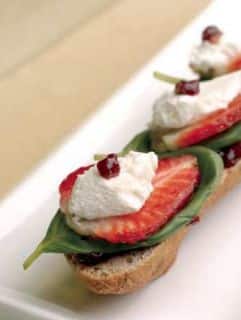 tapas-fromage-fraise-basilic tapas fromage fraise basilic