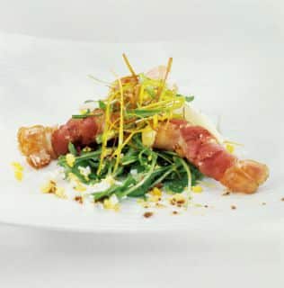 salade-mesclun-langoustine salade mesclun langoustine