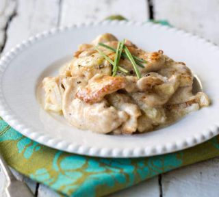 aiguillette-poulet-poireau aiguillettes de poulet creme de poireau