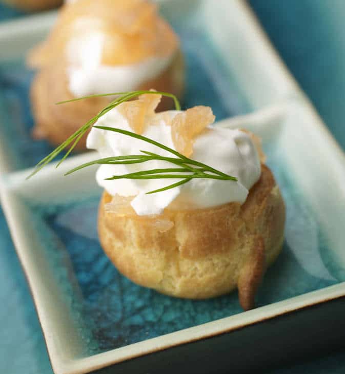 choux-creme-saumon - Petits choux tout frais