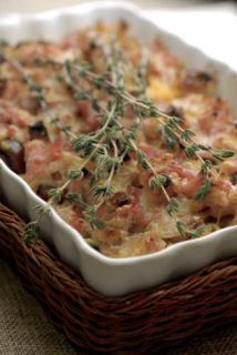 crumble-bacon-fromage crumble-bacon-fromage - Crumble d'automne au bacon et fromage