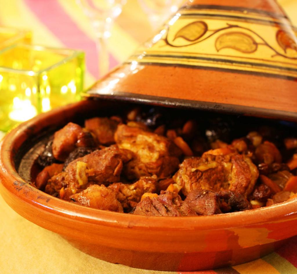 Tajine-poulet-poire-miel - Tajine de poulet aux poires et au miel