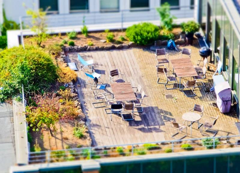 Aménager les espaces sur un toit-terrasse