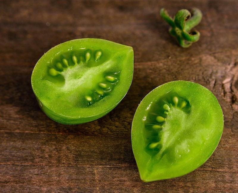 récolte graines tomate