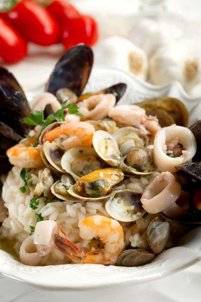 Risotto-arcachonais-aux-fruits-de-mer - Risotto arcachonais aux fruits de mer