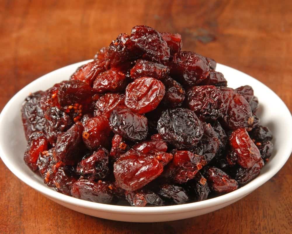 Cranberries de canneberge séchées maison