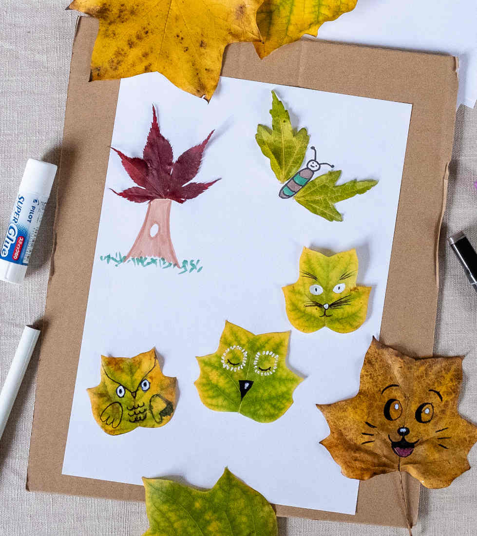 activite-enfants-feuilles-arbre-automne Activités créatives d’automne avec des feuilles d’arbres