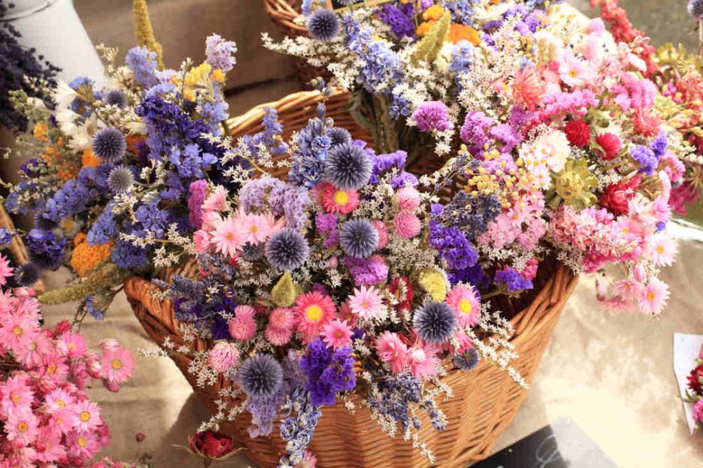 faire bouquet fleur sechée
