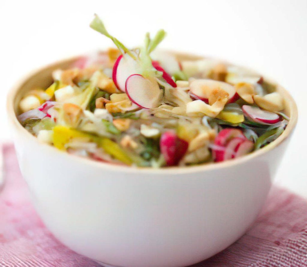 salade légumes vermicelles