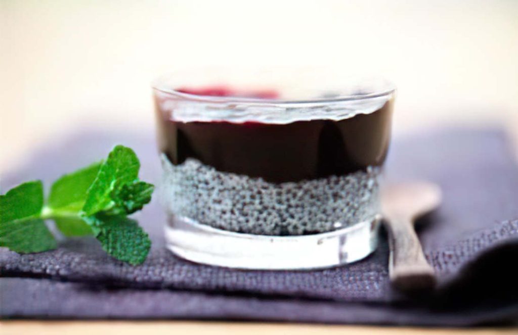 Recette de crème de fruits rouges aux graines