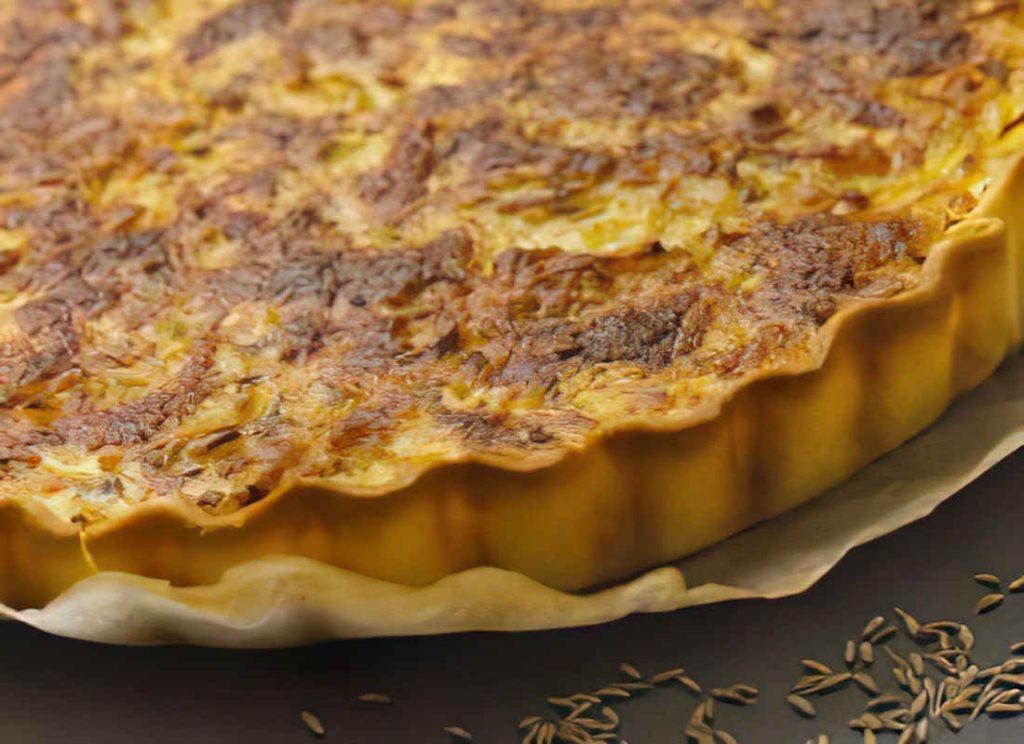 Recette quiche au cumin