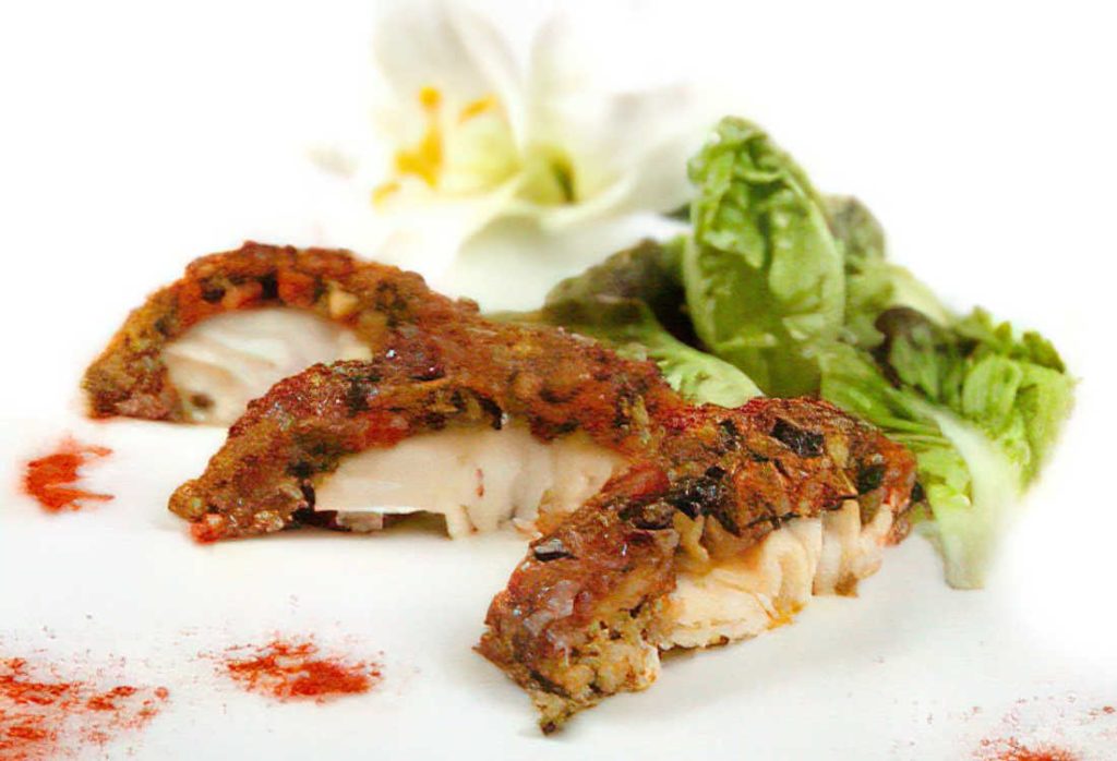 cabillaud croute ratatouille