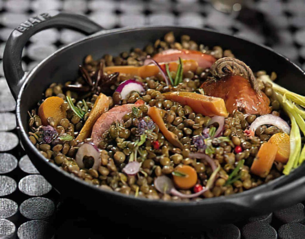 lentilles-saucisse recette rapide