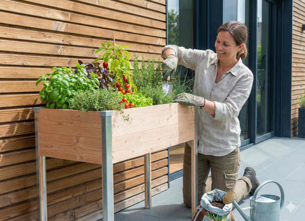 potager surelevé hauteur