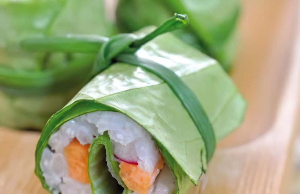 Recette du Makis de laitue aux légumes croquants