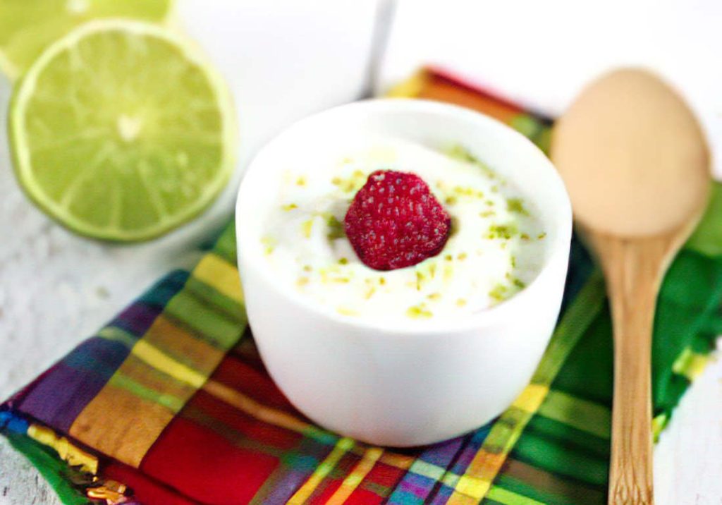 blancs-mangers aux framboises fromage blanc