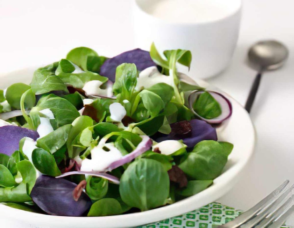Recette de salade sauce au yaourt