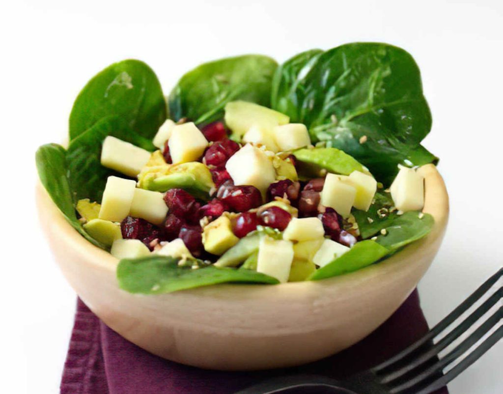 Recette de salade sucre salé comté