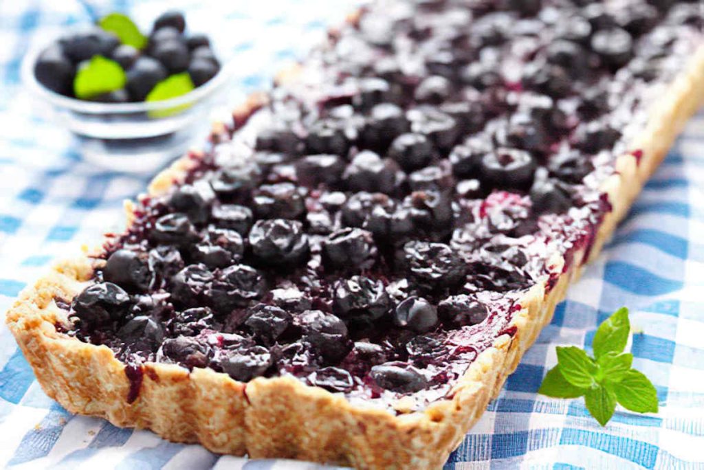 Recette de la tarte aux myrtilles