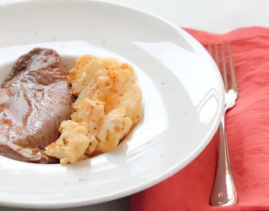 Recette de sauté chou-fleur steack