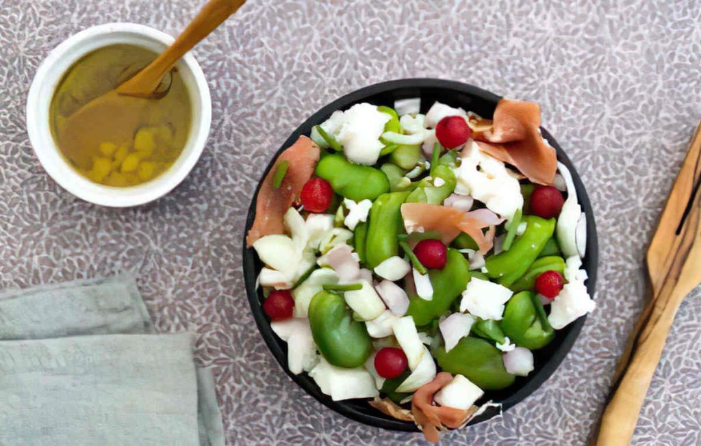 Salade de fève et feta