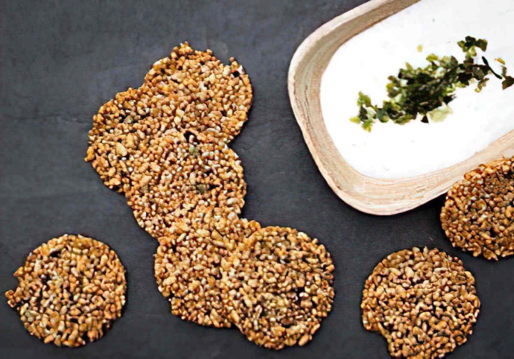 chips de quinoa aux algues