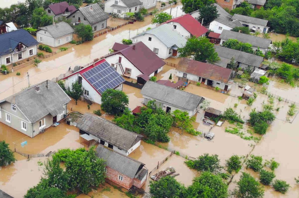 jardin inondation