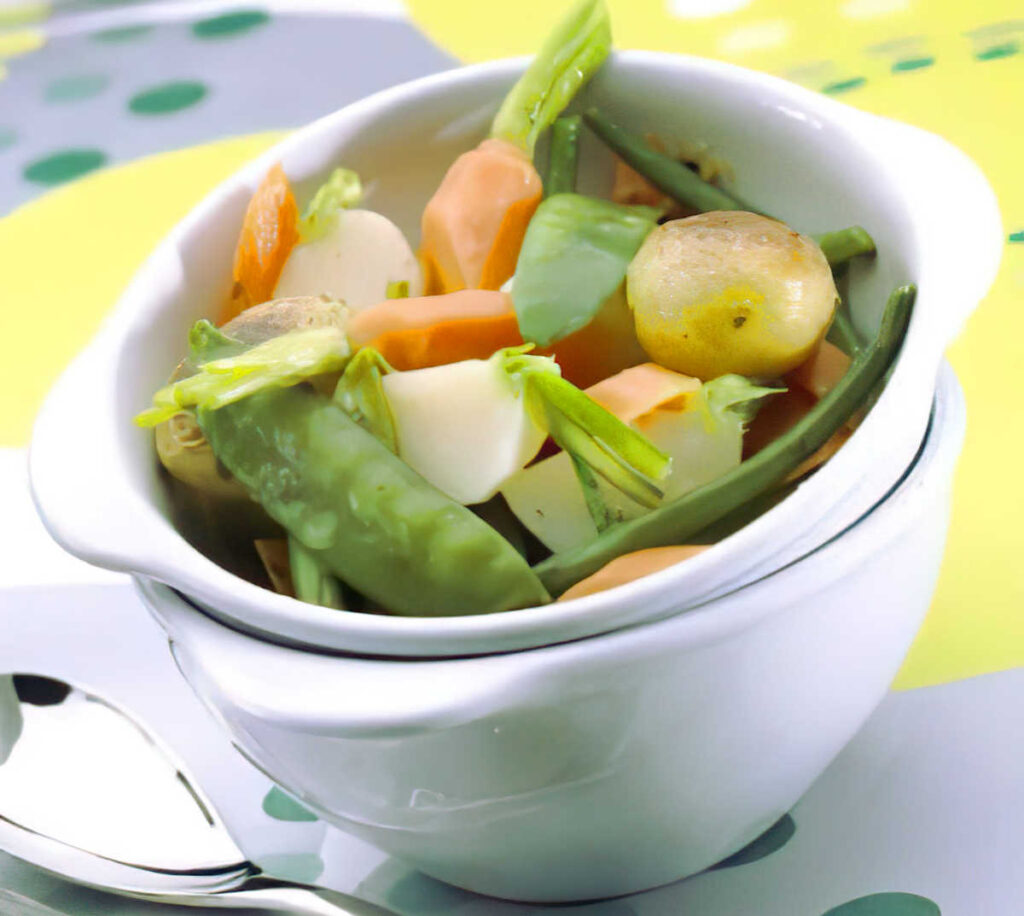 Cocotte de légumes de printemps – Recette à la crème et persil