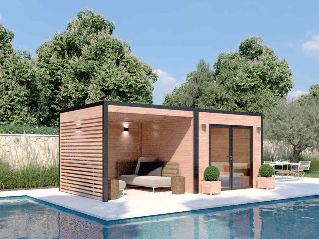 Pool house livraison