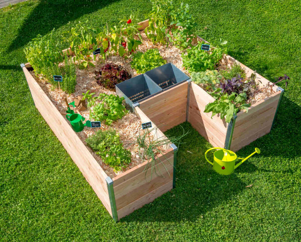 Keyhole Garden carré potager grand modele