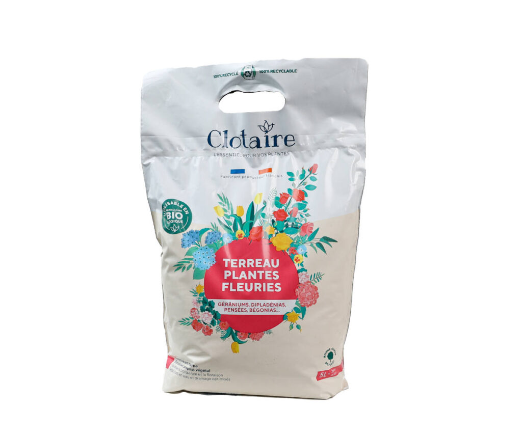 Terreau plantes fleuries 5 litres