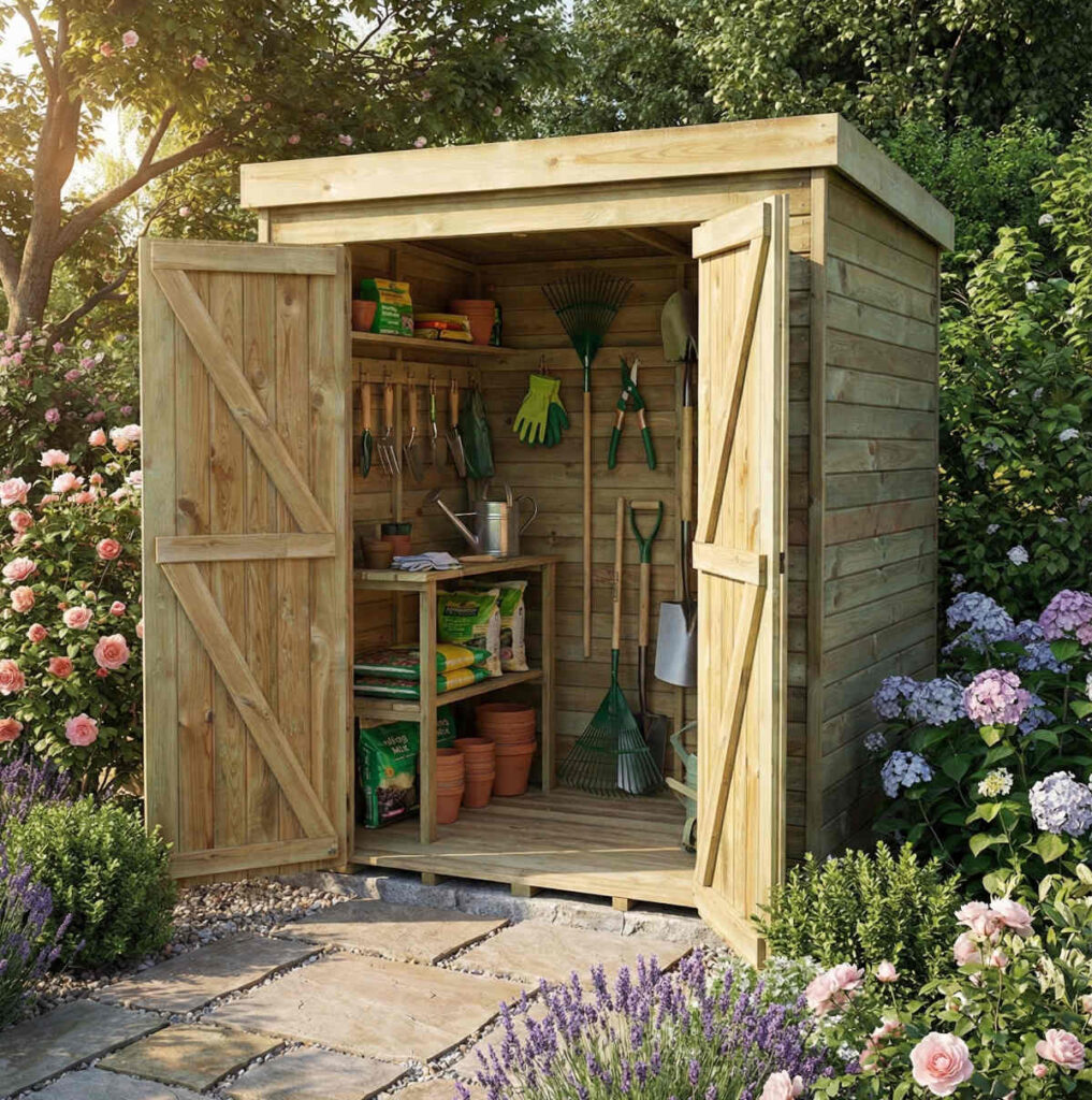 armoire abri de jardin bois grande taille
