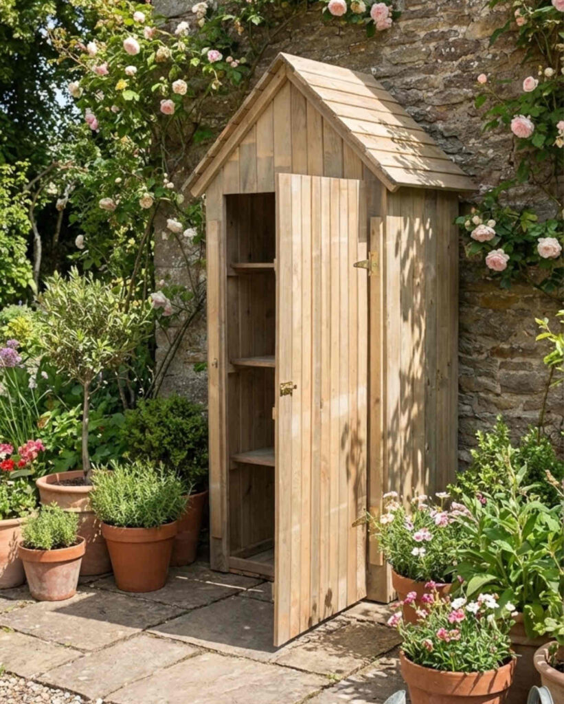 armoire en bois avec porte haute wissant