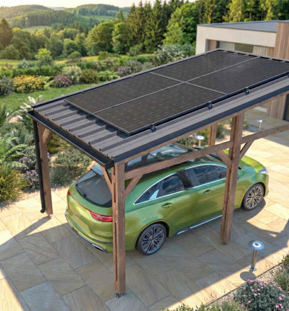 carport solaire exposition
