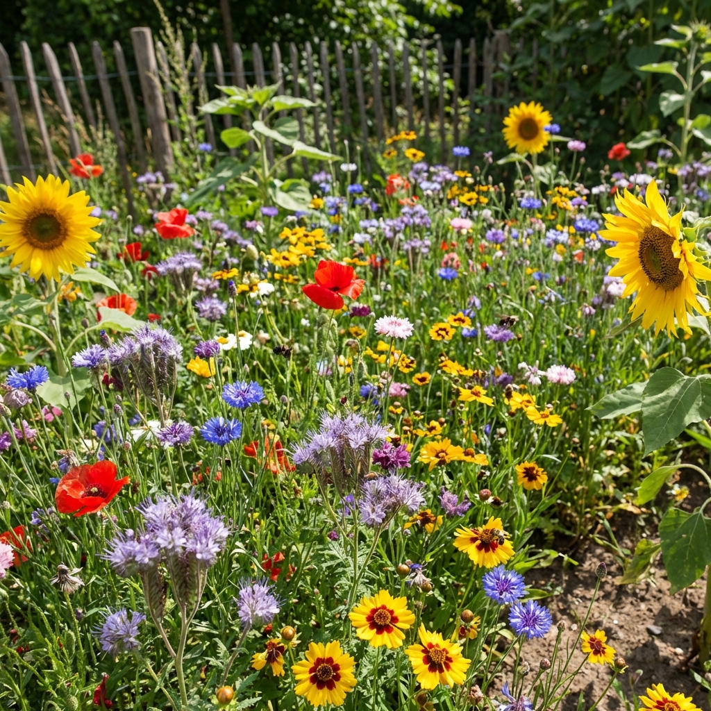 Graines de mélange fleuri pour nourrir les abeilles, sachet de 20 graines pour 5 à 20 m²