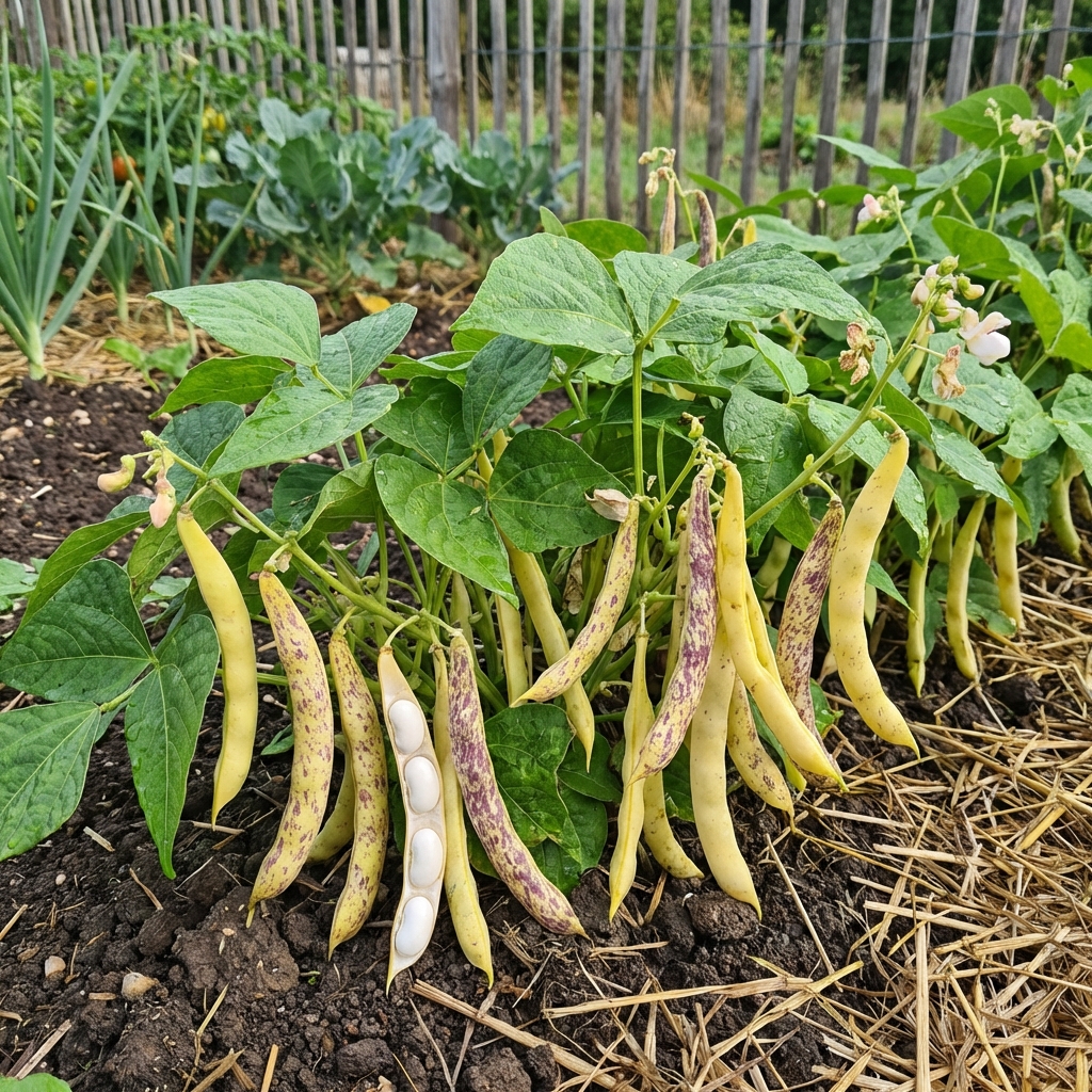 Graines de haricot nain Coco Blanc Précoce à écosser, paquet de 145 graines