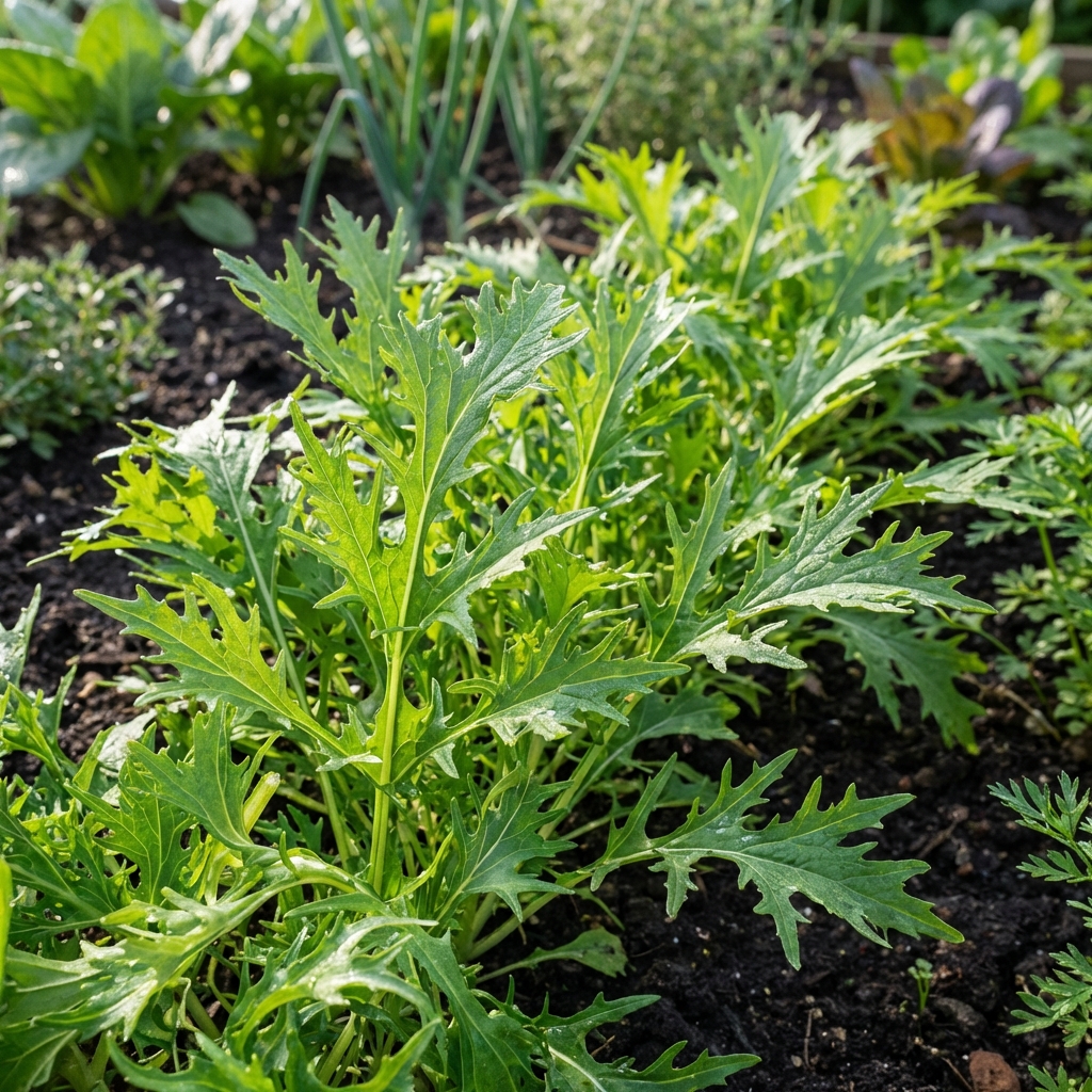 Graines de CHOU Mizuna - Paquet de 250 graines pour semis et jardinage