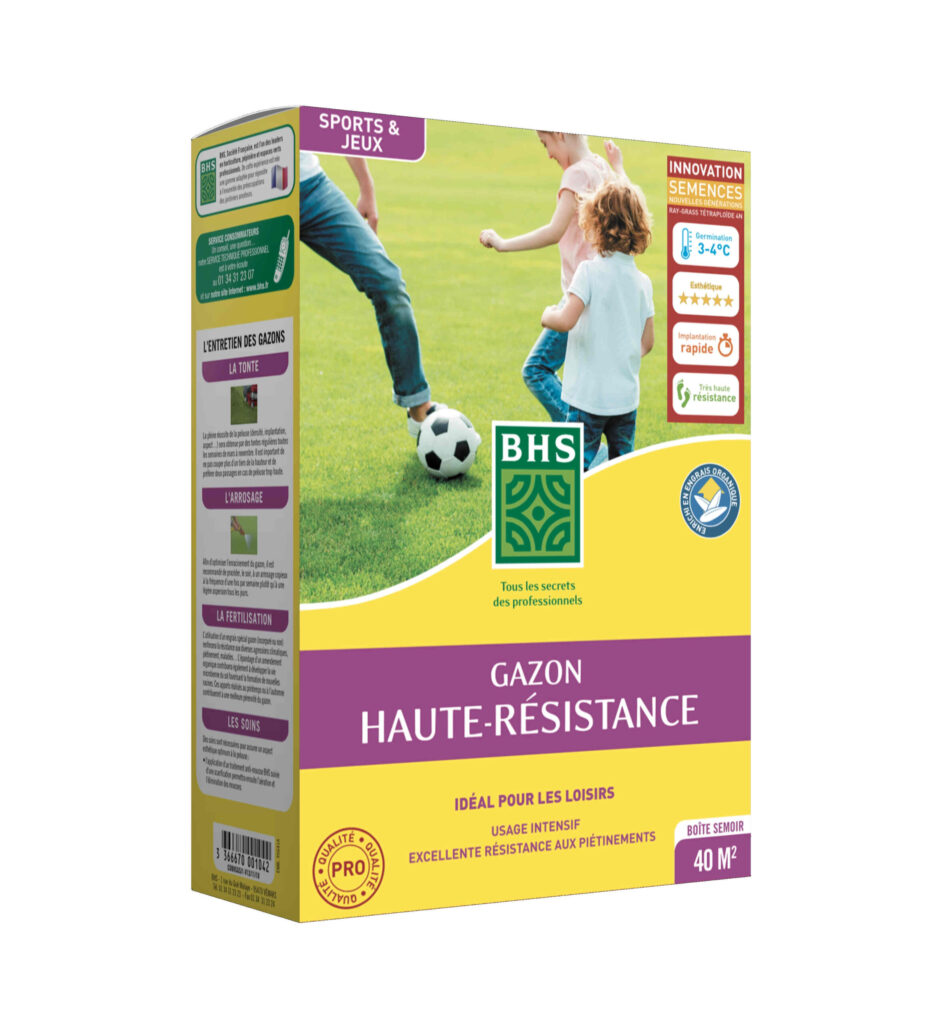Gazon Haute Résistance - Semences pour pelouse rustique & fréquentée
