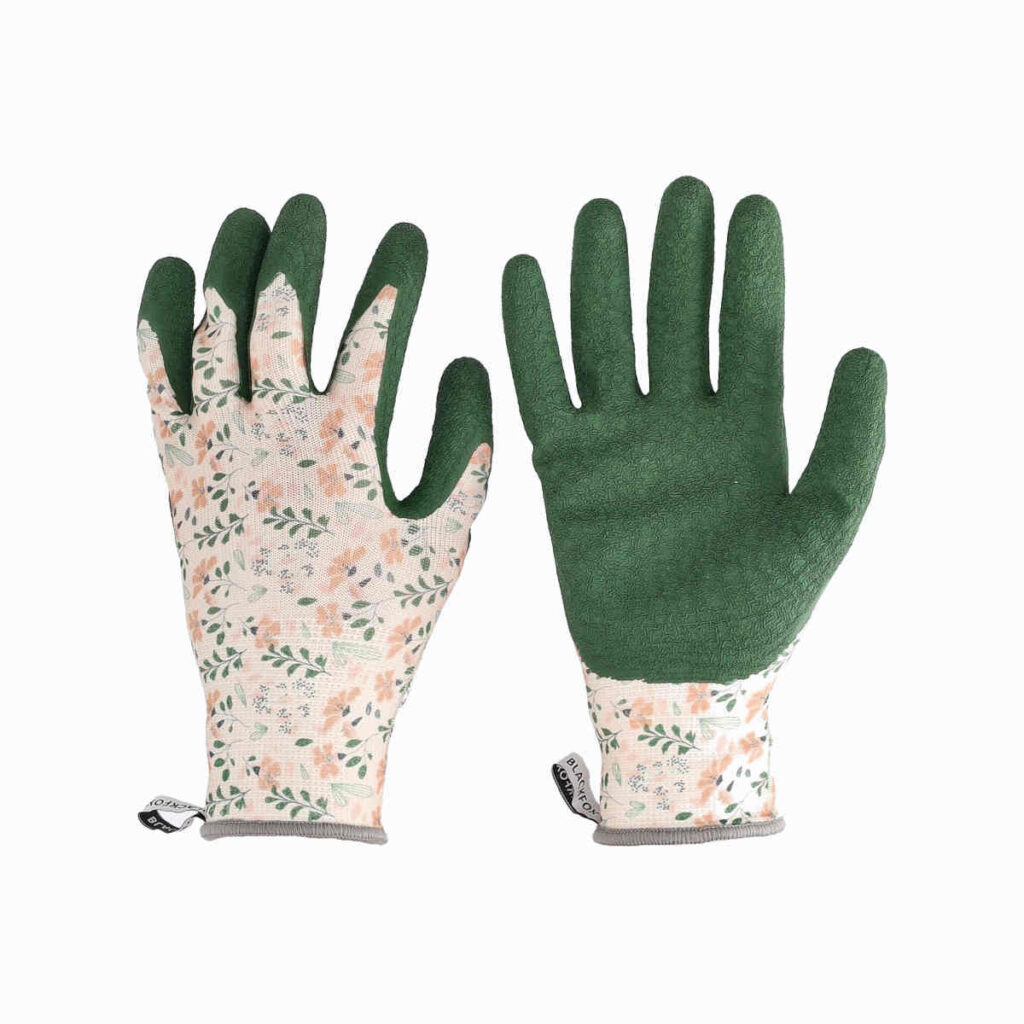 gant jardinage femme motifs fleurs