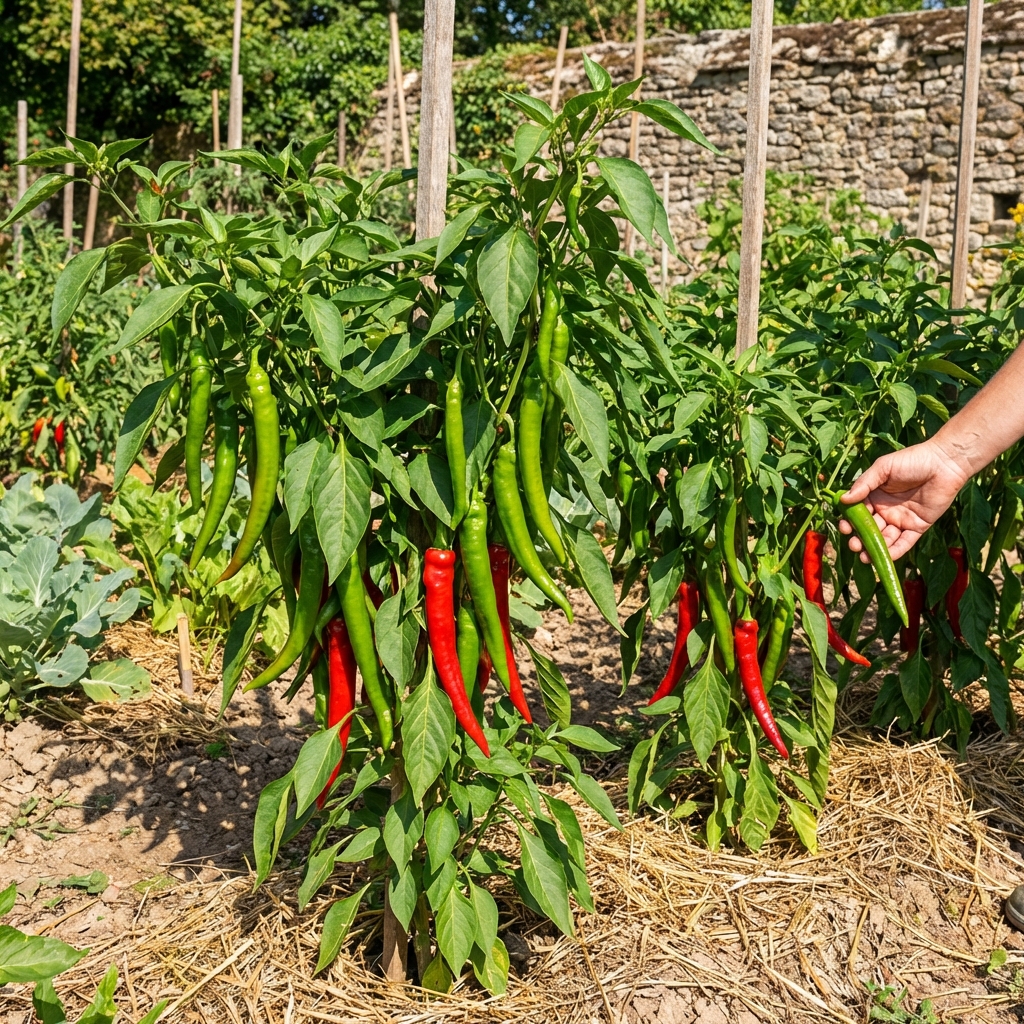 POIVRON Doux Très Long des Landes - 30 graines bio