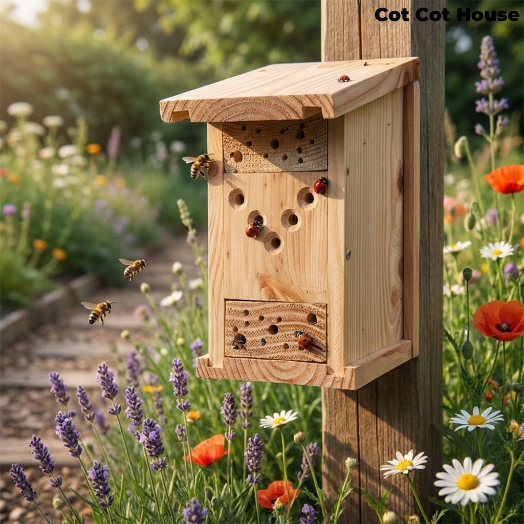 Hôtel à insectes en kit - Accueillez les auxiliaires de votre jardin