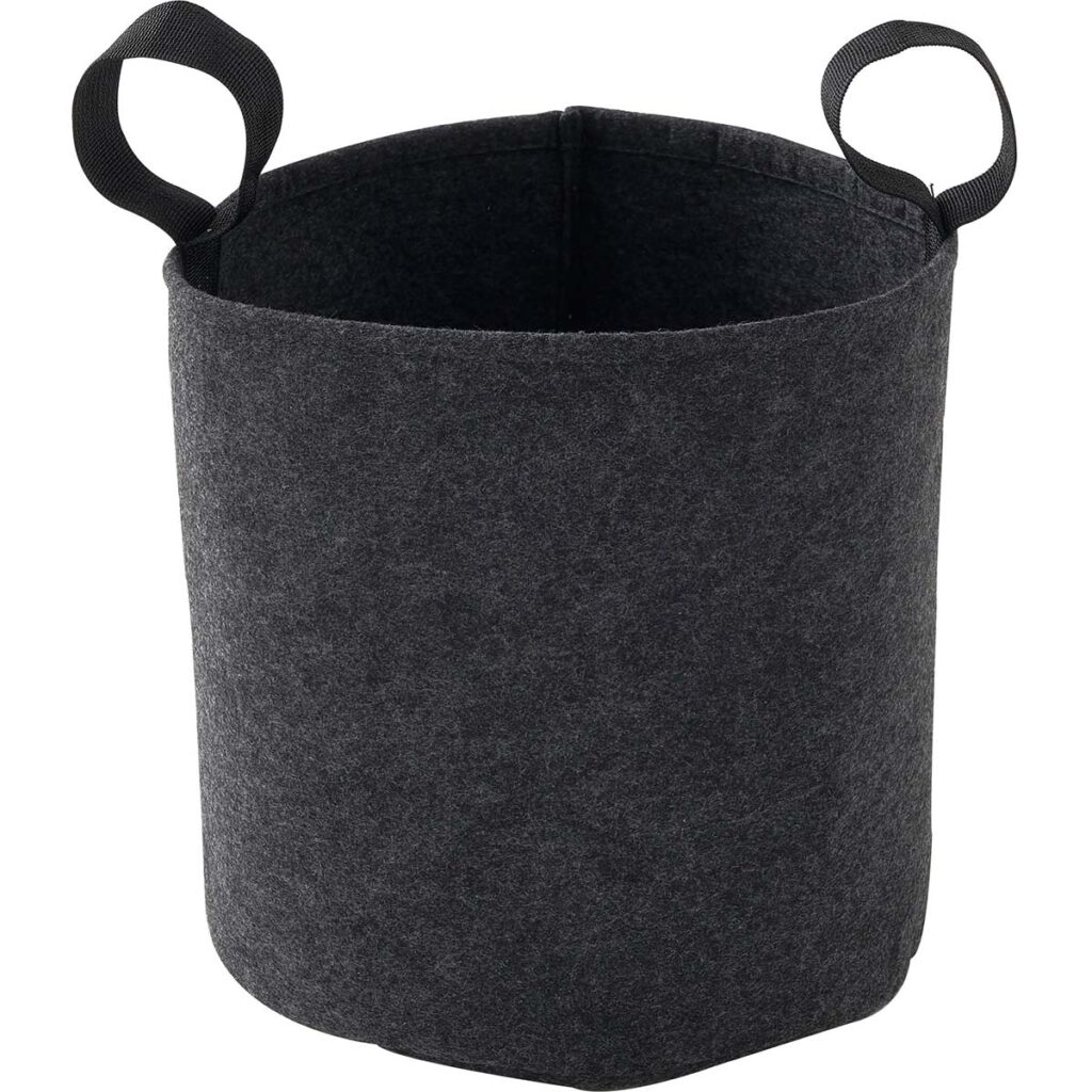 Sac plantation feutre géotextile ø 25 cm 12,3 L Gris Anthracite - Bag 4 Plant