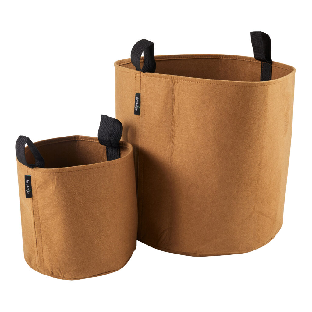 Sac plantation feutre géotextile ø 25 cm 12,3 L marron - Bag 4 Plant