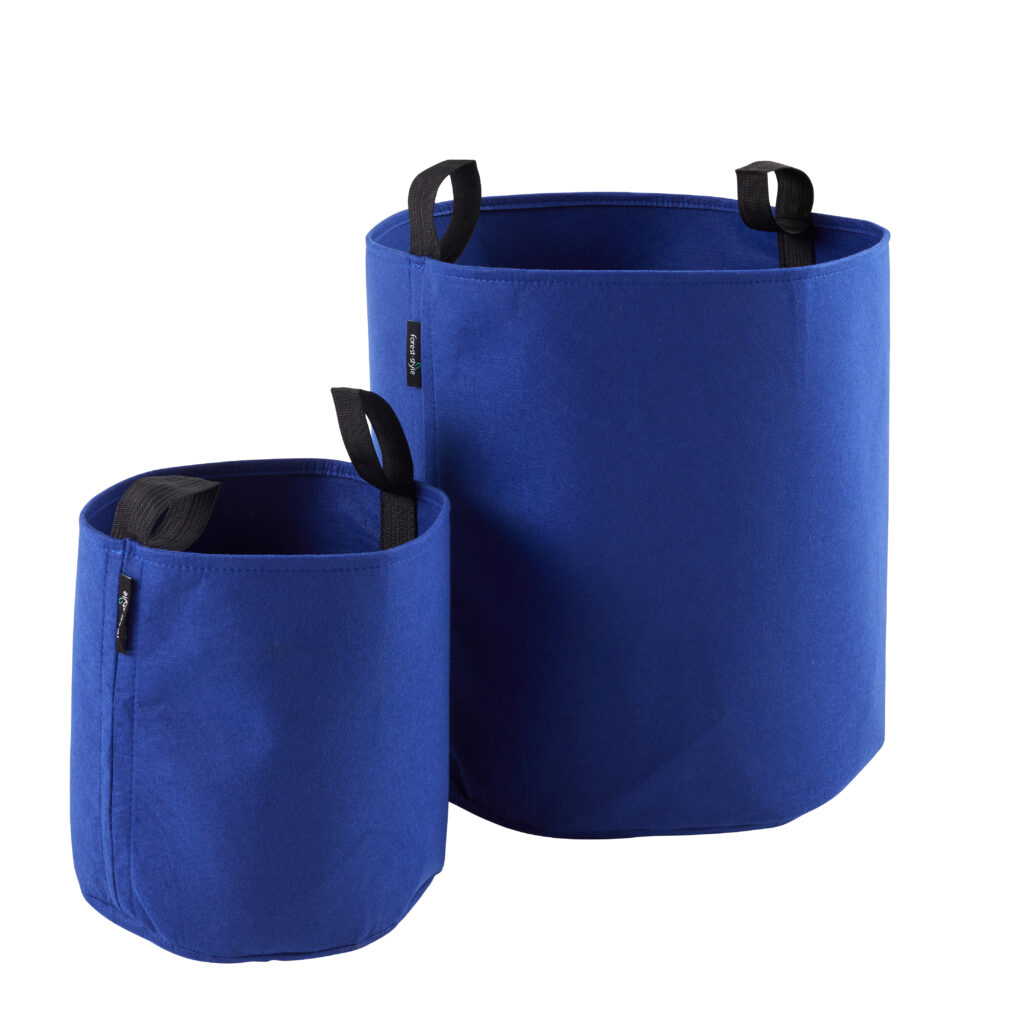 Sac plantation feutre géotextile ø 40 cm 50,3 L bleu - Bag 4 Plant