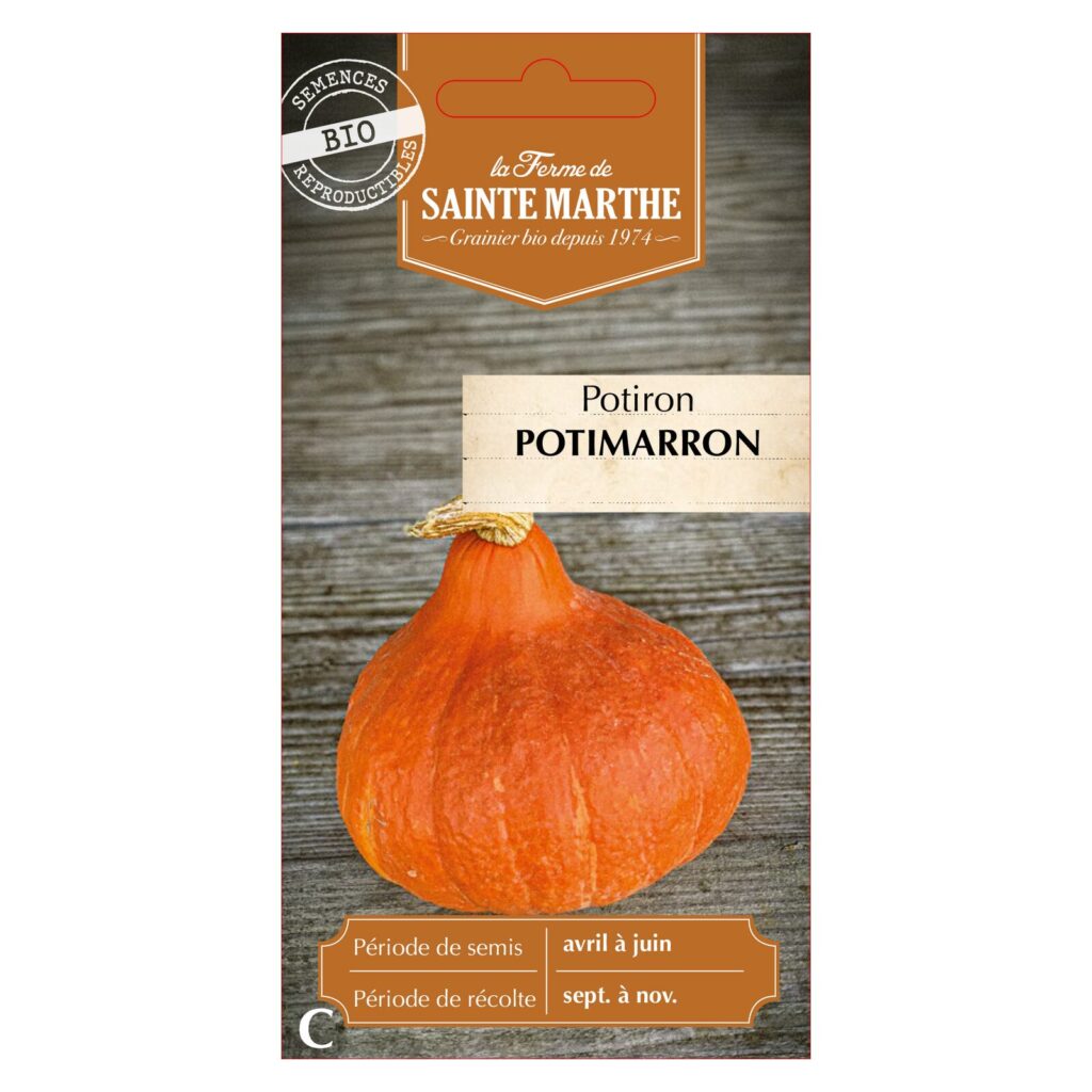 Potimarron Bio - 15 graines — sachet recto